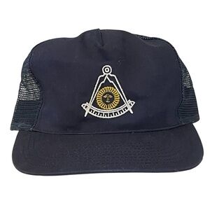 ATT Headwear Blue Adjustable PROTRACTOR Trucker Hat